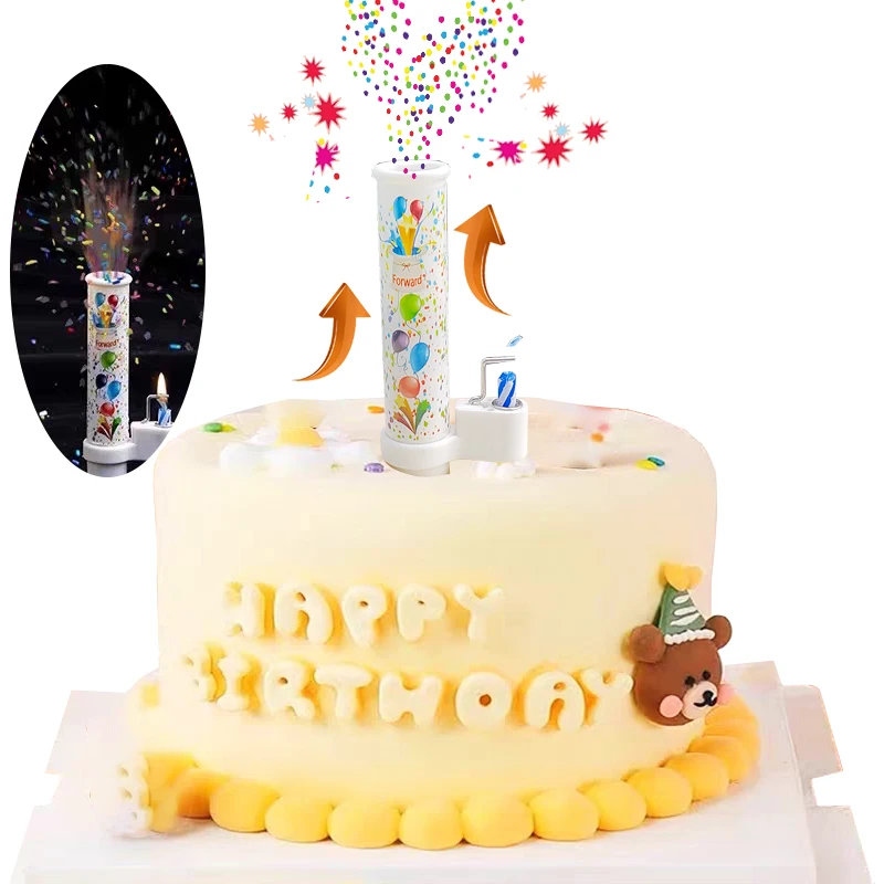 Candle Surprise - Surprise Candles Happy Birthday Cake Decorated