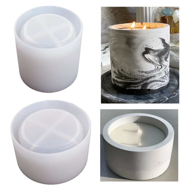 Candle Making Supplies Online - 3 Sizes Round Cement Concrete Molds
