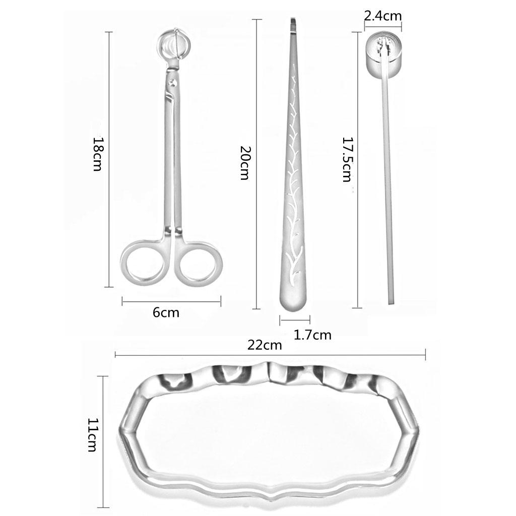 4pcs Stainless Steel Candle Wi - Wick Dipper Tool recension och pris