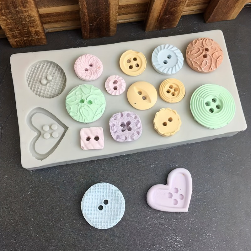 Buttons Shape Silicone Mold Si - Candle Making Supplies Online recension och pris