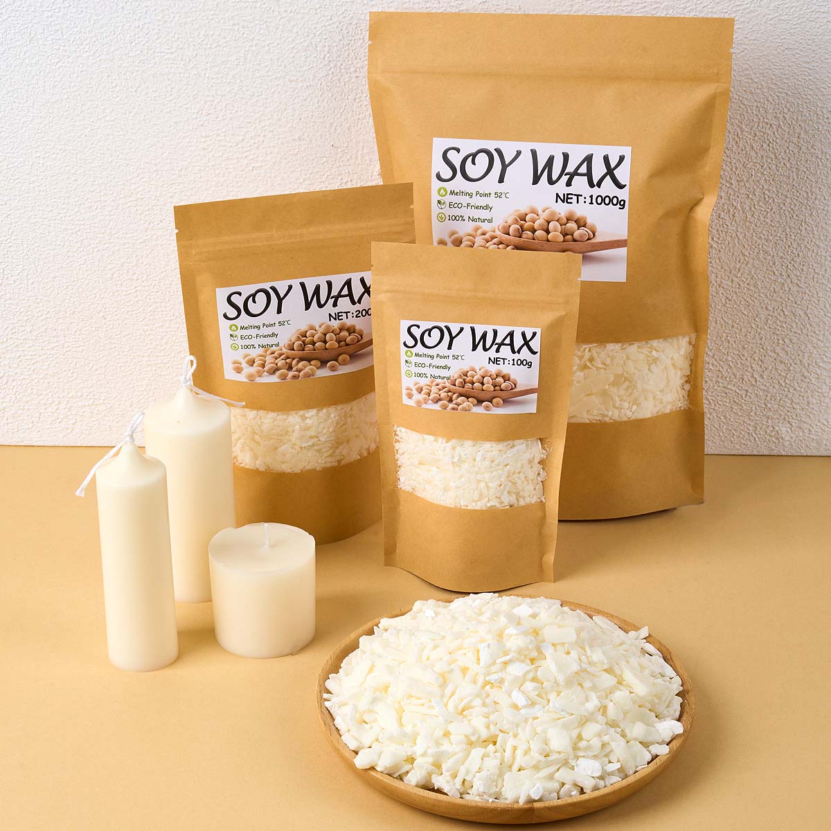 1 Pounds Pure White Soy Wax Fo - Candle Making Supplies Online recension och pris