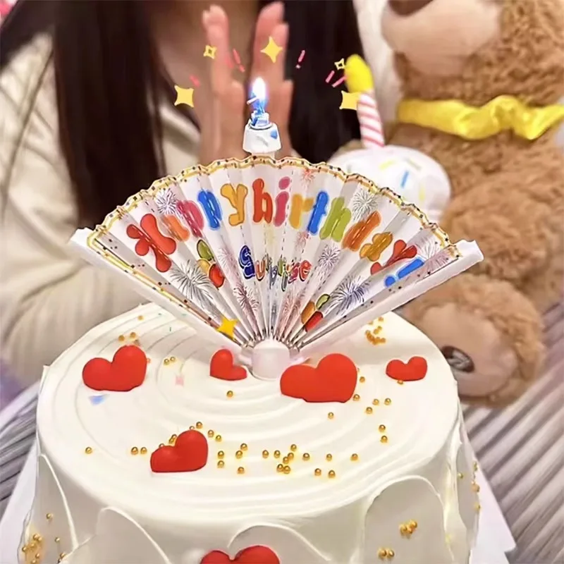 1/3Pcs Surprise Fan Birthday C - Candle Surprise recension och pris
