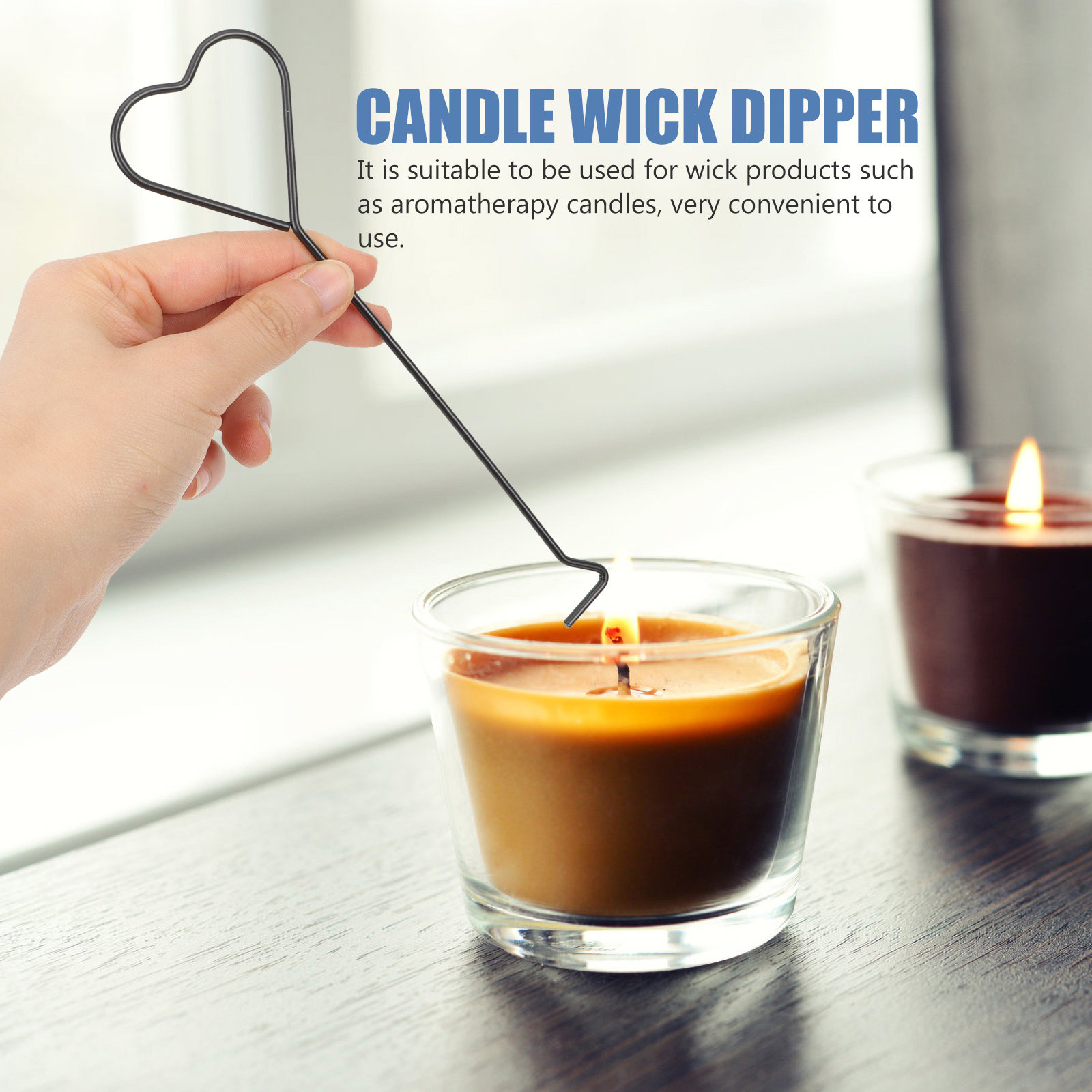 4Pcs Wick Dippers Heart Design - Wick Dipper Tool recension och pris