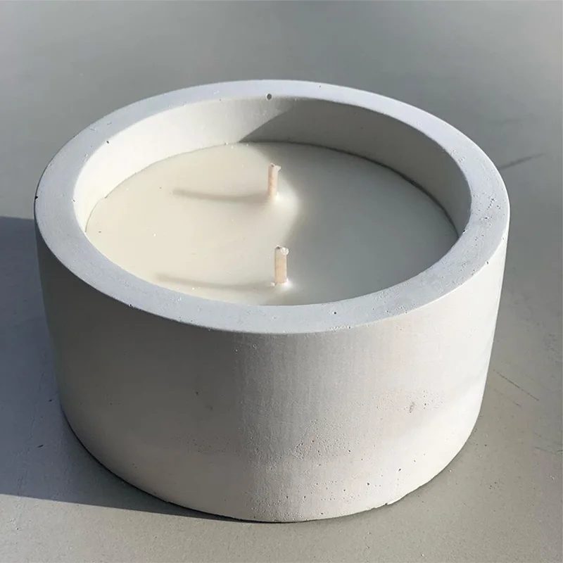 3 Sizes Round Cement Concrete  - Candle Making Supplies Online recension och pris