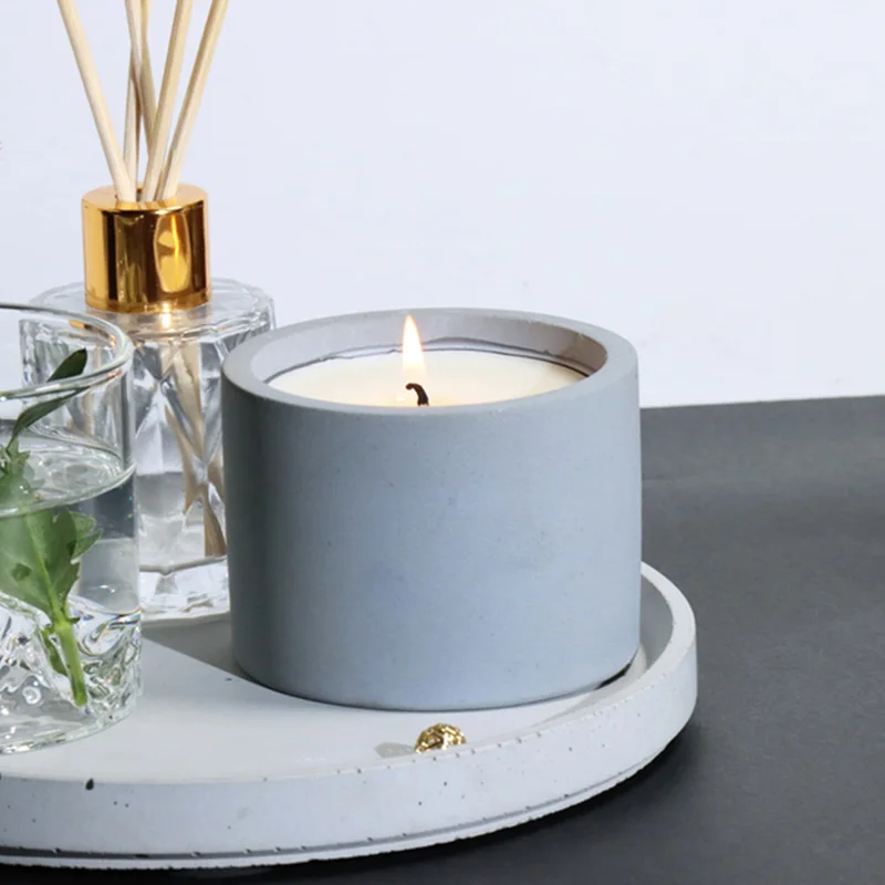 3 Sizes Round Cement Concrete  - Candle Making Supplies Online recension och pris
