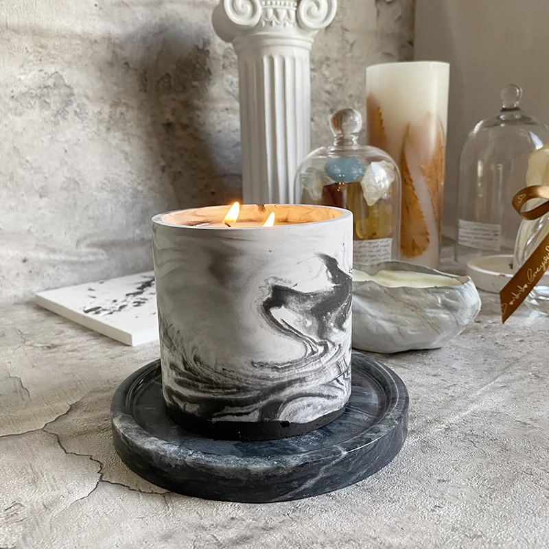 3 Sizes Round Cement Concrete  - Candle Making Supplies Online recension och pris